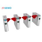 Smart Card Readers Flap Barrier Turnstile Security Gate For Bus Station Ticket