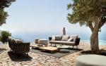 Customized Outdoor Rattan Garden Furniture / Morden Wicker Garden Sofa
