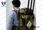 Police Backpack Electronic Signal Jammer , Signal Blocker Device 80W High Power