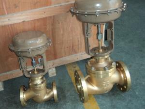 China Single Seat Pneumatic Diaphragm Operated Fluid Flow Control Valve factory
