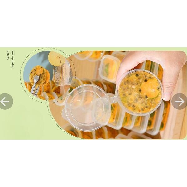 Transparent Plastic Cup for Sealing Sauce Customized Request Accepted Simple Design