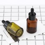 30ml Cosmetic Glass Dropper Bottle Stamped Essential Oil Bottle With Screw Cap