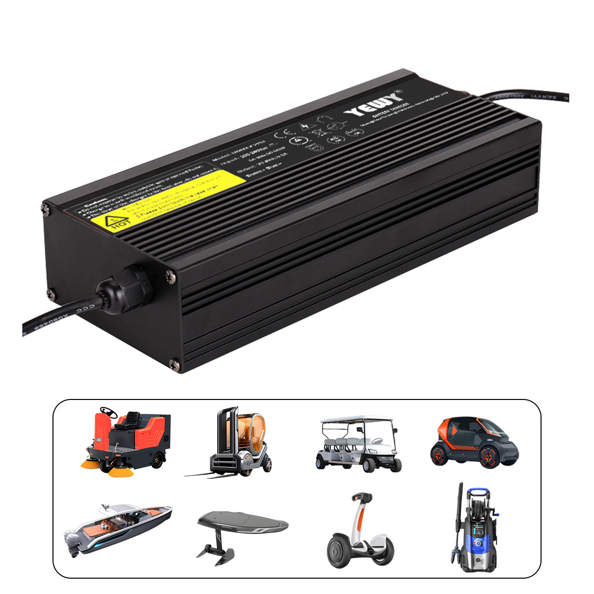 China 60V 72V Lifepo4 Charger Waterproof IP65 Automatic Battery Charger factory