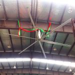 1.1kw 24ft 6 blade big ceiling fan for workshop and farm