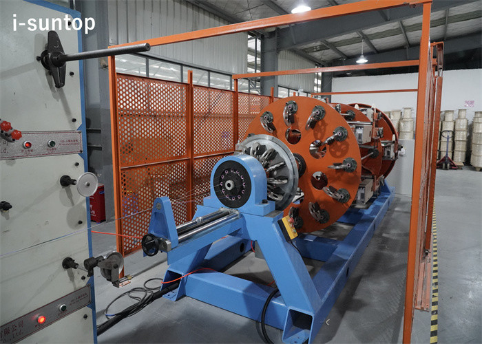 12 Heads Back Twist 70RPM Cable Stranding Machine Cage Type