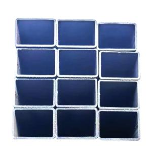 China Welded Galvanized Steel U-Bar Custom Color Black Pipe Iron Square Tube for Building factory