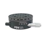 Aluminum Alloy R Axis Optical Rotation Stage 82mm Diameter