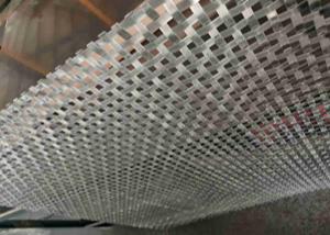 China 6mm Hole 6mm X 1.5mm Robust Flat Wire Woven Metal Mesh Durable factory