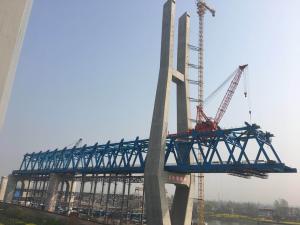 China Steel Structure Bridge , Large span steel bridge , heavy load factory