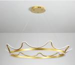 Indoor Lighting Crown Shape Aluminum Acrylic Nordic Luxury Chandeliers & Pendant