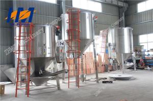 China Stainless Steel Plastic Vertical Mixer , ABS PP PVC PE PET Plastic Granule Mixer factory