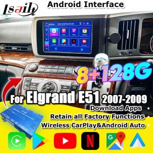 China Lsailt 8G Android Smart Infotainment Module for Nissan Elgrand E51 Series 3 Support CarPlay, YouTube, Headrest Screen factory