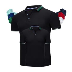China Breathable Flyita Mens Plain Polo T Shirt Cotton Short Sleeve factory