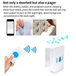 IP44 Tuya Smart Doorbell EU US UK Plug Waterproof Door Bell