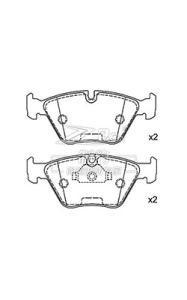 China 525 Bmw 3 Series Brake Pads Ceramic Brake Pad D947 34111164 627 F factory