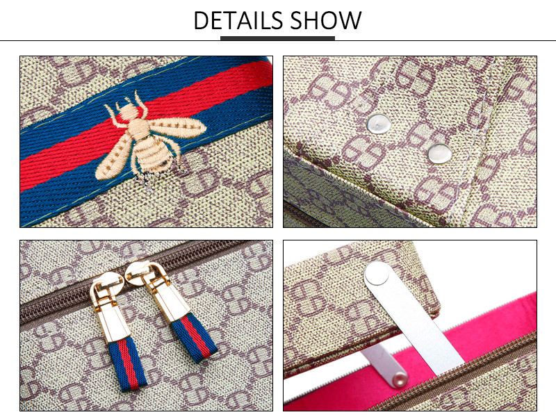 SGS Dustproof Pu Leather L24cm Makeup Storage Case