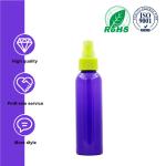 160ml Opaque Plastic Yellow Spray Bottle Purple With Black Yellow Spray Heads