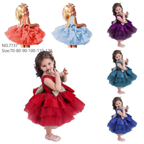 girl's princess dress evening dress wear party dress ready goods ready to ship