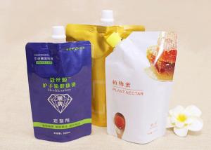 China Customize Handle Plastic Doypack Liquid Nozzle Spout Bags For Laundry Detergent factory