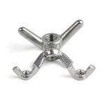 DIN Standard ZINC PLATED SS304 SS316 Construction Butterfly Nuts Stainless Steel
