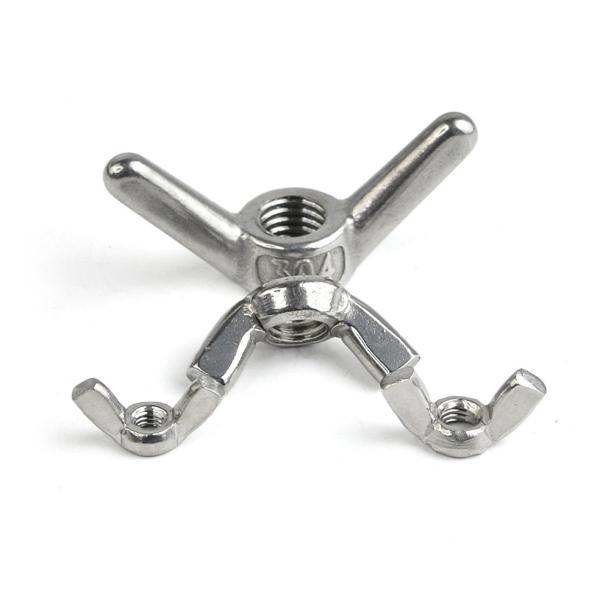 DIN Standard ZINC PLATED SS304 SS316 Construction Butterfly Nuts Stainless Steel