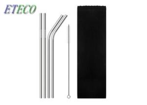 China 10.5 Inch Metal Drinking Straws , 30oz Tumbler Extra Long Stainless Steel Straws factory