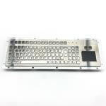 KIOSK IP65 / IK07 Waterproof Stainless Steel Industrial Keyboard With Touch Pad