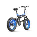 1000W 20 Inch Fat Tire Folding Electric Bike , ODM Electric Folding Bike 20 Inch