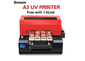 China High Efficiency Mobile Phone Back Cover Printing Machine A3 Size factory