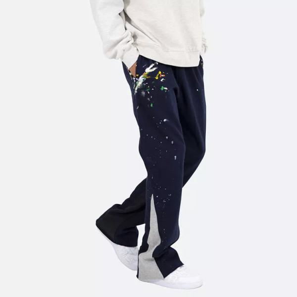 Custom Cargo Pant Hip Hop Flare Pants Trousers 100% Cotton Loose Men's