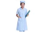 Medical Fabric Anti Chlorine Womens Nursing Scrubs With Two Front Patch Pockets