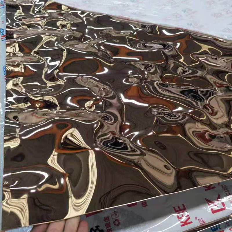 Water Rhythm Stainless Steel Finish Water Ripple Metal Sheet To uae