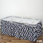 Gold Stripe Modern Style Square table skirt Party Event Supplies Decoration