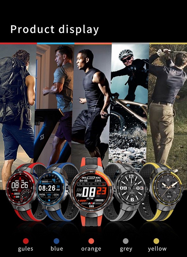 Realtek RTL8762C Waterproof Smart Watch 24 Sport Mode Heart Rate Monitoring