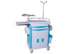Adjustable Ambulance Cart , Medical Emergency Trolley For ICU