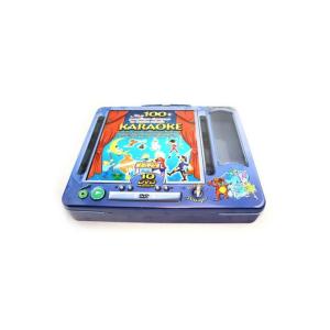 Rectangulard DVD tin with handle
