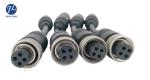 Waterproof Shielded Reverse Camera Cable With 4 Pin Female To 6 Pin Female Plug