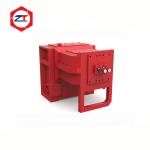 Plastic Extrusion White Co Rotating Twin Screw Extruder Gearbox , High Speed