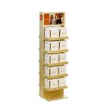 Pinewood Pop Pos Display Candy Display Stand With Levelers For Candy Stores