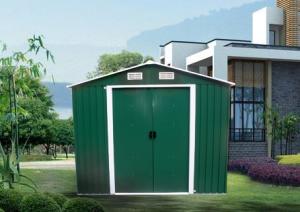 China Stable Eco Friendly Galvanized Steel Storage Shed High Impact Strength factory