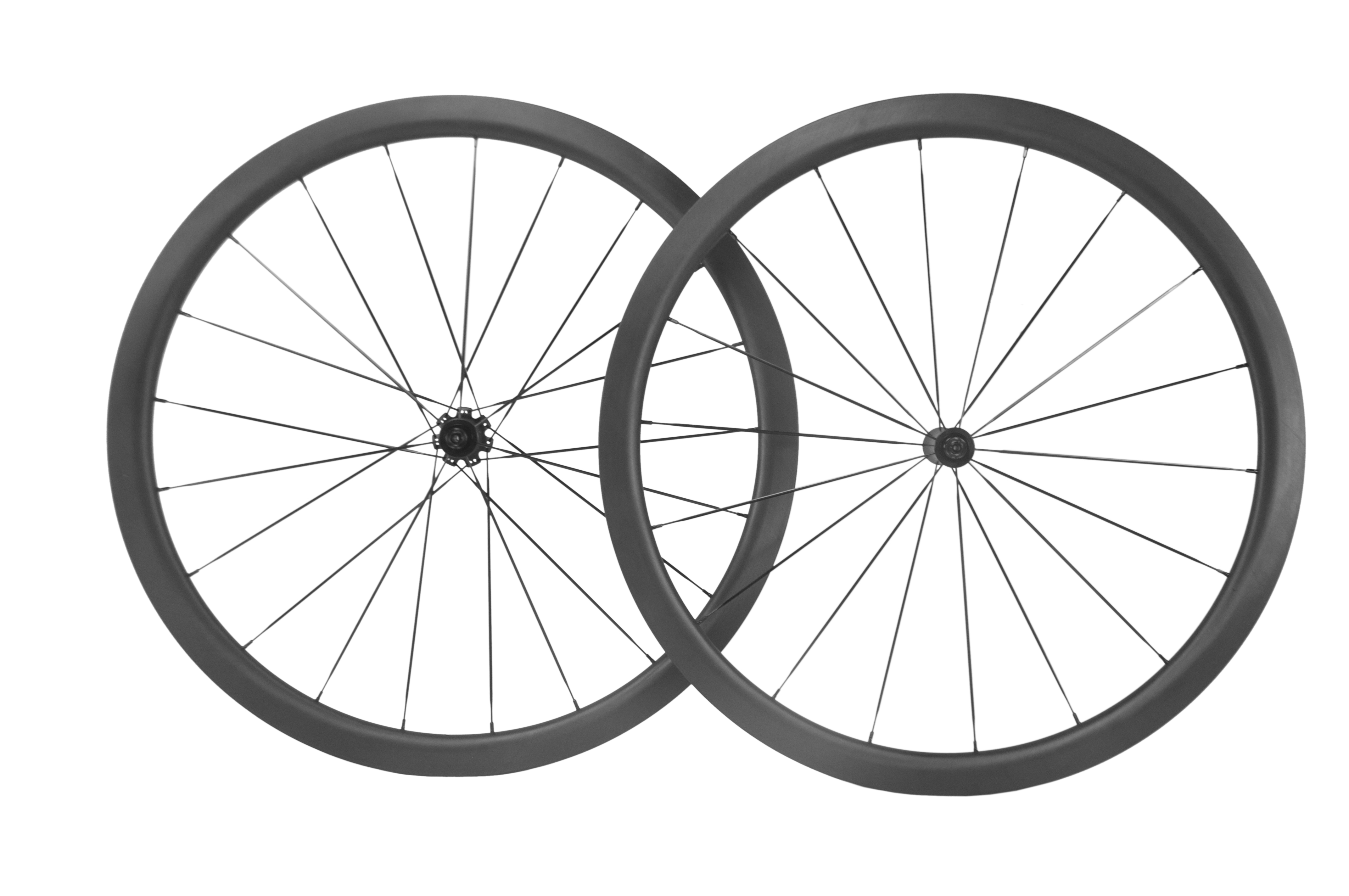 25mm Width 50mm Depth Road Bike Tubeless Carbon Wheel Set 38C-25-R7 and Customization