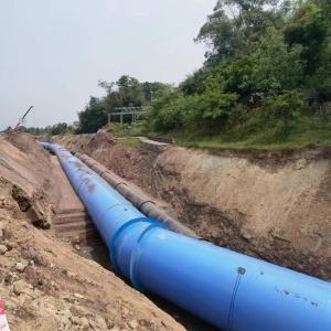 Steel Pipe Inner Sand Blasting/Shot Blasting Process Fusion Bonding Epoxy