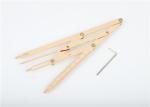 Professional Tattoo Accessories , 4 Prong Stainless Steel Golden Mean Caliper