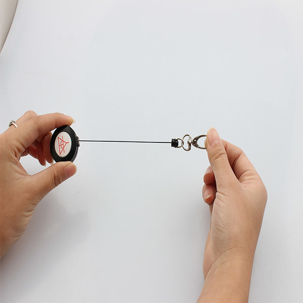 Retractable id badge holder lanyards Corporate gifts and promotion Retractable Printed Key Flexible badge lanyard