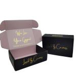 Custom Logo Cardboard Paper Shipping Box for Square Airplane Clothes Packaging
