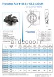 ODM Stable Frameless Cooling Fan , FF12835 Hydraulic Bearing DC Brushless Fan