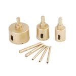 Sharp Diamond Core Drill Kit , Diamond Products Core Bits For Glass