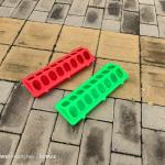 Long Strip Poultry Feed Trough Chicken Feeder Pigeon Supplies 28 Holes