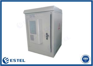 China One Compartment DC48V Outdoor Telecom Enclosure Galvanized Steel Two Doors factory