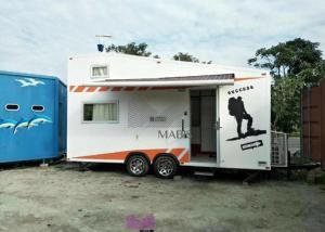 China Family Use Prefab Mobile Homes , Prefab Movable Homes Flat Roof Type factory
